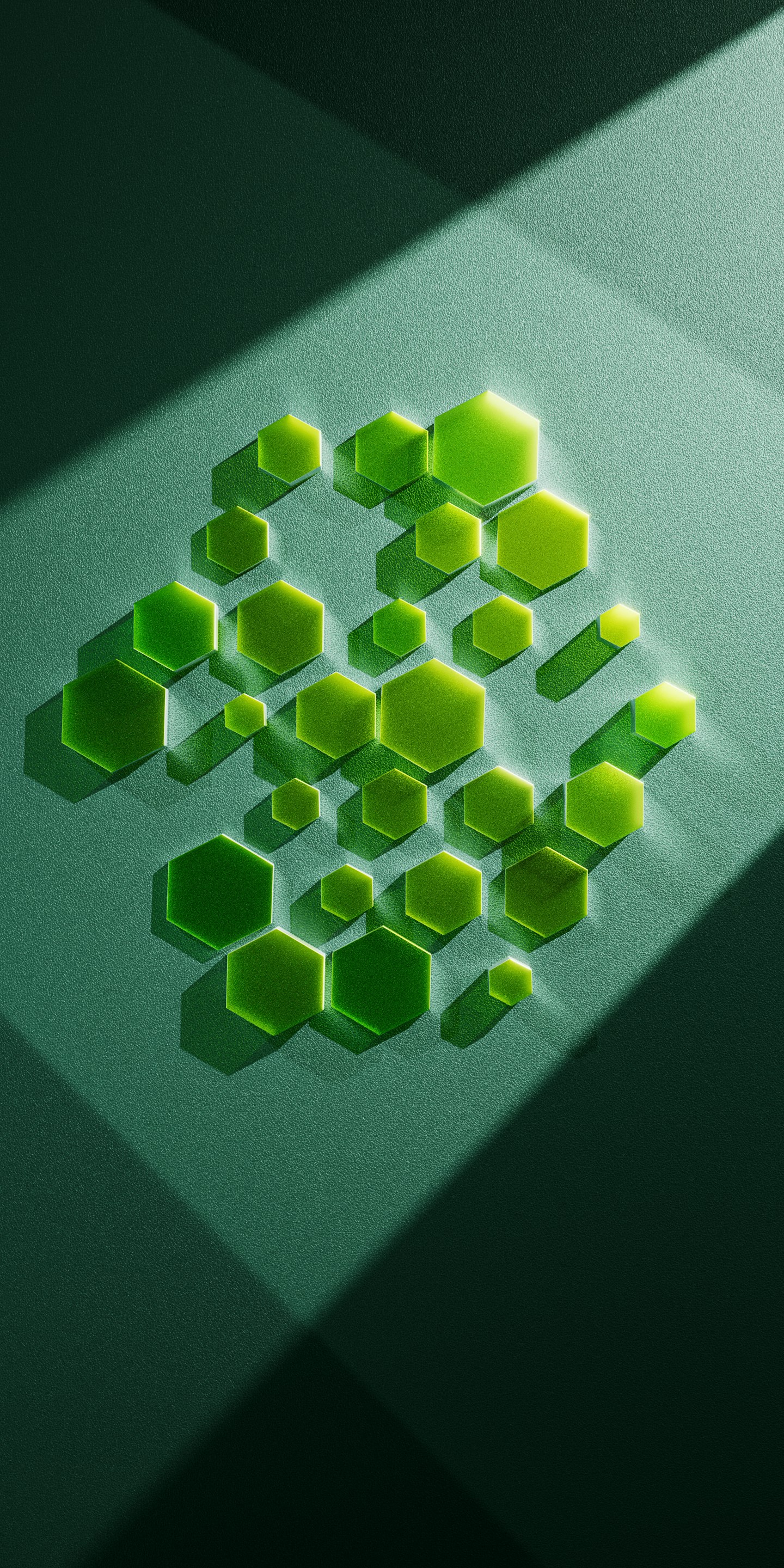 caustics hex 2 wallpaper with 3d background