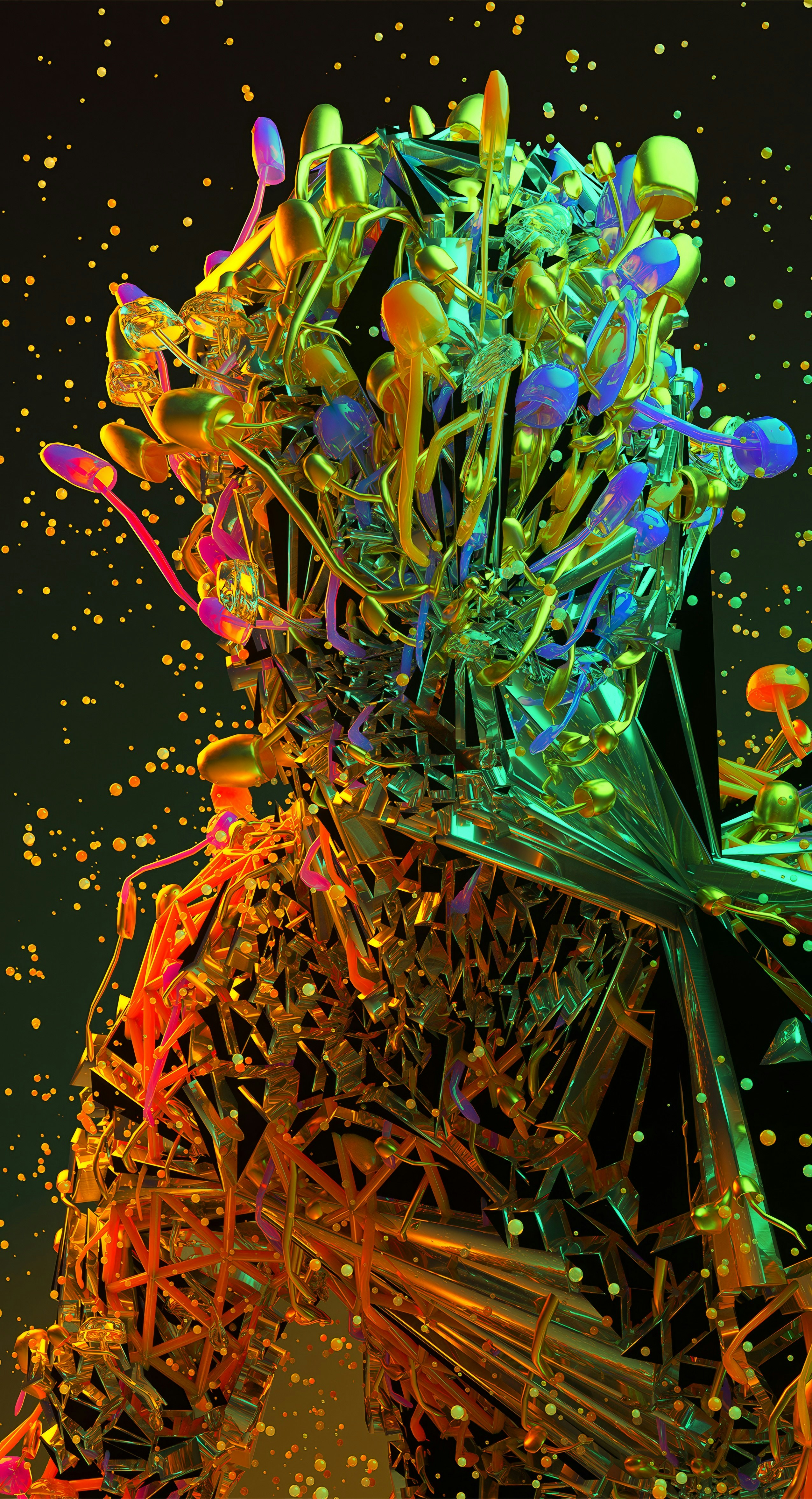 spores ii wallpaper with 3d background